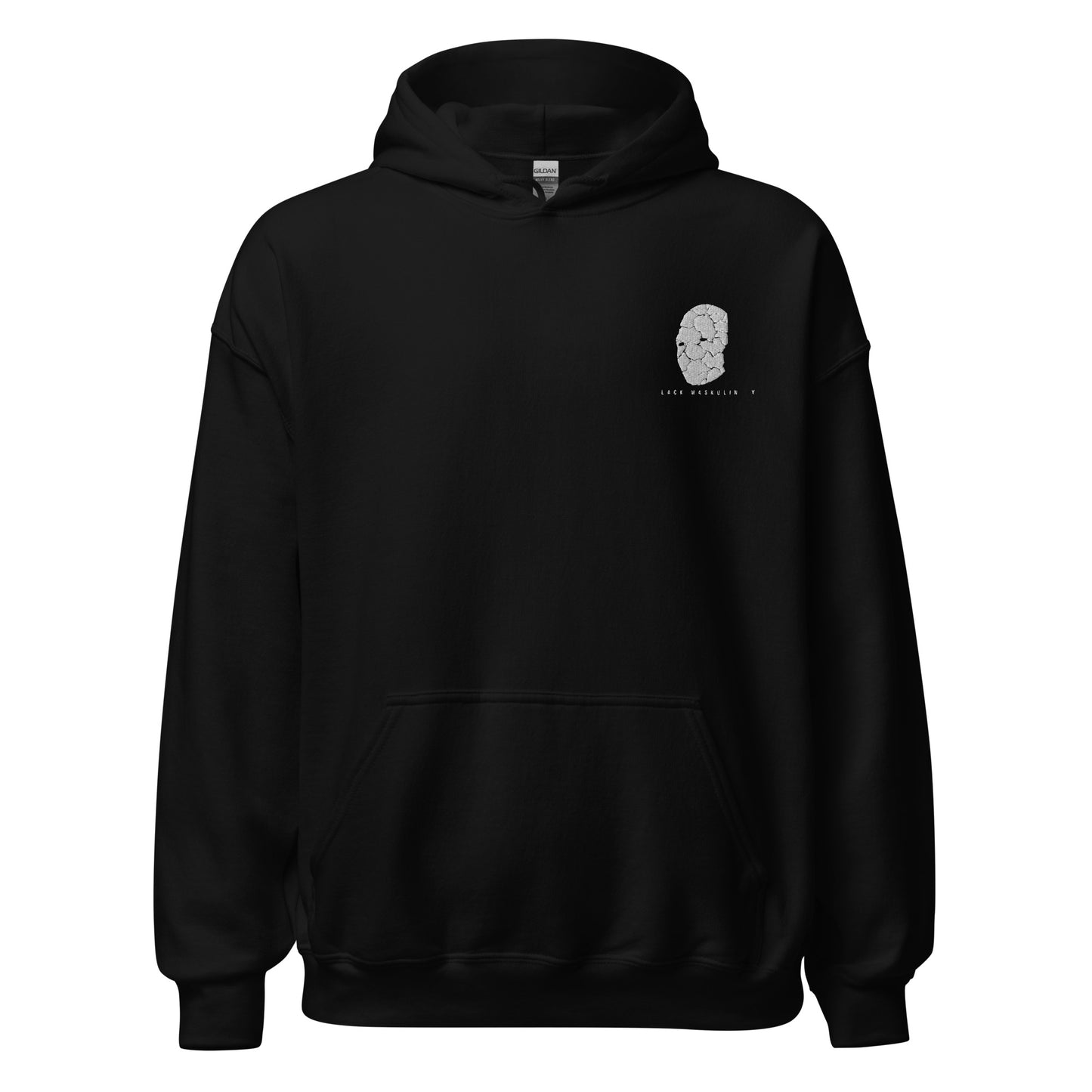 Black Maskulinity Hoodie (White Logo)