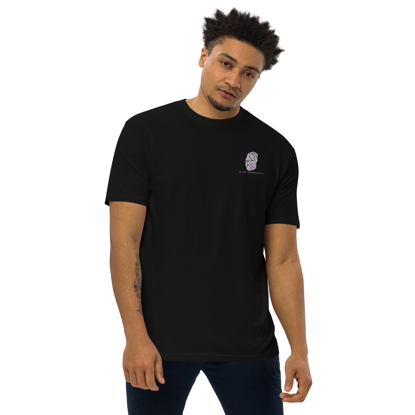 Black Maskulinity Shirt (White Logo)