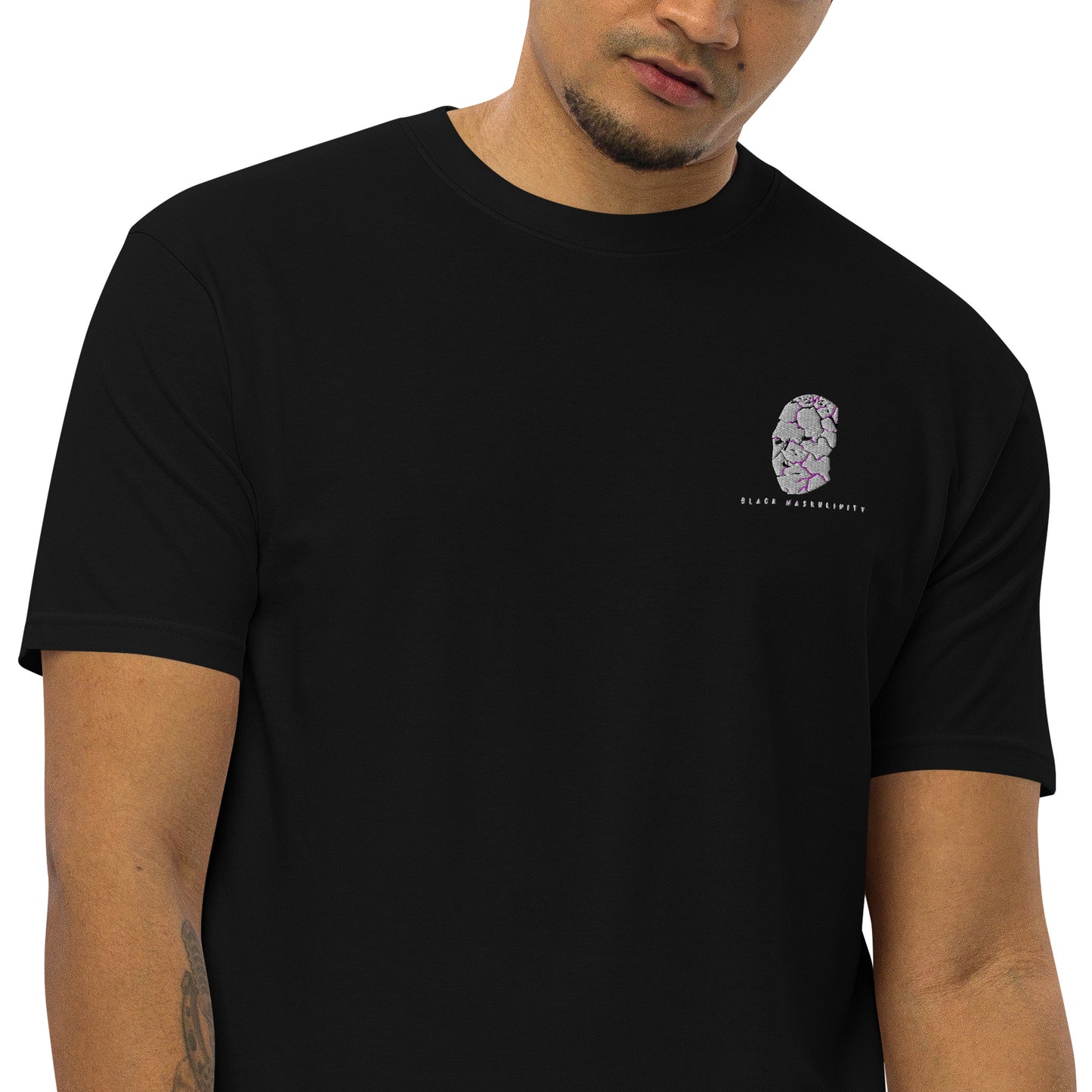 Black Maskulinity Shirt (White Logo)