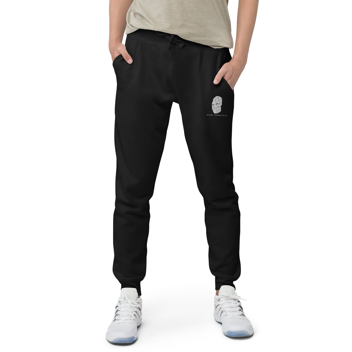 Black Maskulinity Sweats (White Logo)