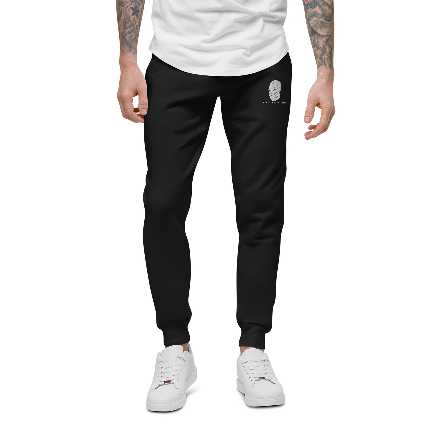 Black Maskulinity Sweats (White Logo)